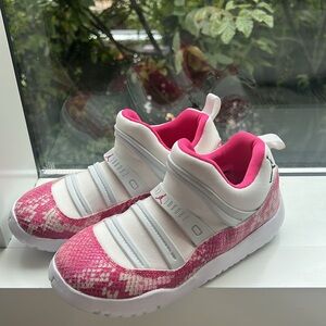 Kids Pink and White Sneakers